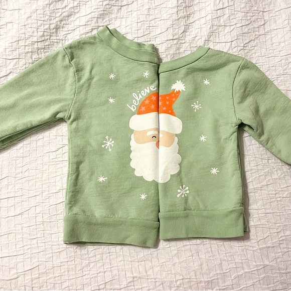 Elisabeth & Faith Santa Sweatshirt for toddler. - Picture 2 of 2